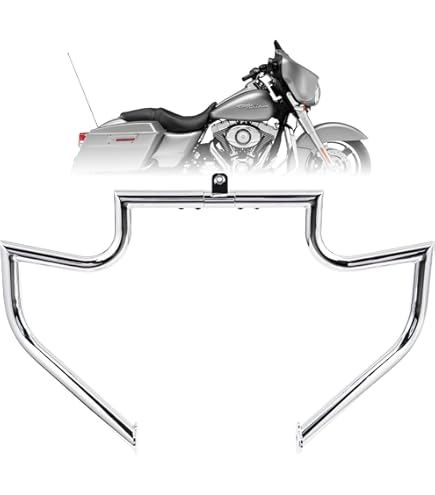 Black Highway Bars Asiph Black Engine Guard Crash Bar For Harley